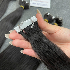 Extensiones de Cabello Adhesivas de Alta Demanda: Cabello Humano Natural Vietnamita Liso, Listo para Enviar - Product Image 2