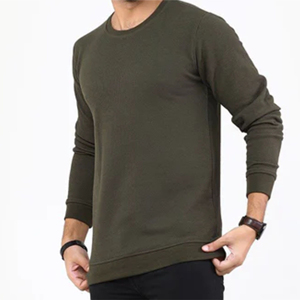 Sudaderas con Cierre de Cremallera para Hombre, Ropa Deportiva para Exteriores, 100% Algodón, Color Liso, Estampado Otoñal, Teñido Ecológico, Nueva Llegada, Venta al Por Mayor - Product Image 3