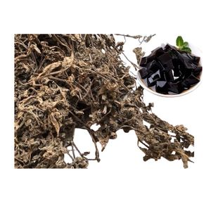 Feuilles de gelée d'herbe noire biologique séchées AD, goût sucré, 100% naturelles, herbe verte durable, ingrédient de boisson de haute qualité - Product Image 1