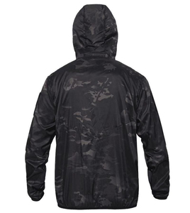 เสื้อแจ็คเก็ตกันลมสไตล์สปอร์ตสำหรับผู้ชาย สีน้ำเงิน มีฮู้ด ซิปหน้า น้ำหนักเบา เหมาะสำหรับกิจกรรมกลางแจ้งในฤดูใบไม้ผลิ ใส่ได้ในฤดูใบไม้ผลิ ทรงปกติ - Product Image 2