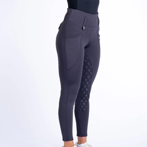 Customized Women's Winter Horse Riding Pants with side Pocket Full Seat Riding <b>Tights</b> Fleece <b>Lined</b> Equestrian Jodhpur & Breeches - Product Image 3