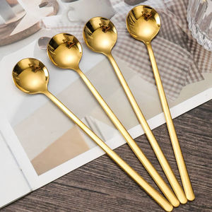 Ensemble de couverts de luxe en titane doré, vente en gros, pour mariage, hôtel, restauration, usine - Product Image 1