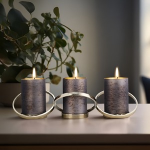 Elegant Handmade Durable Stainless Steel Candle Holder for Home Office Wedding Easter Christmas Parties-Decorative Candle Holder - Product Image 3