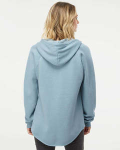 <b>Women</b>’s Light Blue Pullover Hoodie Casual Long Sleeve <b>V</b> <b>Neck</b> Hooded <b>Sweatshirt</b> Soft Comfortable Lightweight Everyday Wear - Product Image 5