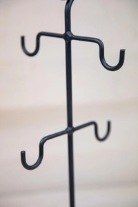 <b>Tree</b> Branch-Shaped Metal Adjustable Modern Multifunction Black White Hat Rack Living Room Coat Storage Handbag Hanging Cup & <b>Mug</b> - Product Image 5