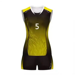 Uniformes de Voleibol para Hombre sin Mangas, Transpirables, de Poliéster/Algodón de Alta Calidad, Color Personalizado, Nombre del Equipo, Diseño Único - Product Image 5