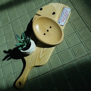 Porte-savon en bois avec trous pour le rangement en cuisine, fabriqué au Vietnam - Product Image 3