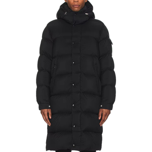 Manteau long matelassé pour homme, veste d'hiver à capuche, épaisse, imperméable et chaude - Product Image 3