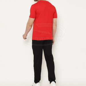 New Arrival Hot Sale <b>Knitted</b> T-Shirts <b>Set</b> Street Wear Unique Design <b>Knitted</b> T-Shirts <b>Set</b> For Adult - Product Image 3