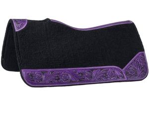 Tapis de selle Western Horse de qualité supérieure portable et Premium Tapis de selle en feutre pour cheval en cuir Travail Design classique Tapis de selle en feutre - Product Image 5