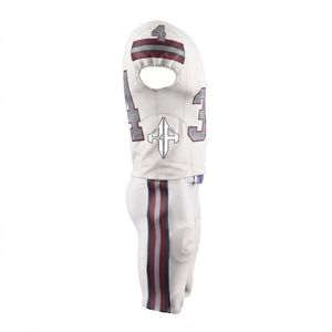 Nuevo Uniforme de Fútbol Americano de Corte Regular, Sublimado, Cuello en V, Manga Corta, 100% Poliéster, Calidad Premium para Hombre - Product Image 4