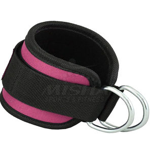 Sangles de cheville réglables et respirantes unisexe pour levage à la poulie, avec rembourrage et fixation par câble, pour la musculation en salle de sport, durables - Product Image 4