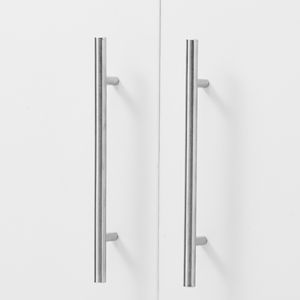 Armadio a Muro a 2 Ripiani da 32 Pollici per Lavanderia con Ripiano Regolabile e 2 Ante per Stoccaggio a Parete - Product Image 3