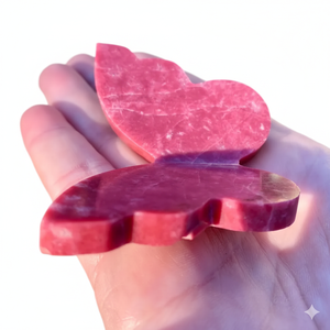 คริสตัลผีเสื้อบินคุณภาพสูง สีชมพูทูลไลต์ พร้อมปีกหินบำบัด แกะสลักผีเสื้อ 3 มิติ และคริสตัลตกแต่ง ขายส่ง - Product Image 2