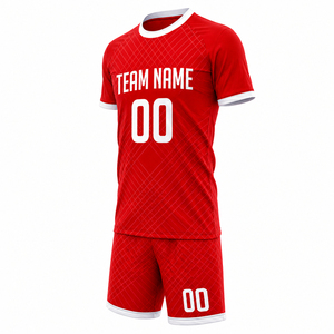 Custom <b>Soccer</b> Jerseys & Football Uniform Set with Sublimation Printing 100% Polyester Quick Dry Team Name & Numbers - Product Image 1