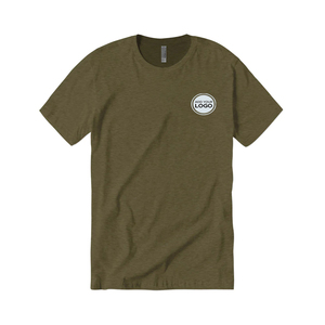 T-shirt homme à manches courtes, coupe classique, 180g, en coton peigné 60/40 et fibre de bambou, 32 fils simples, imprimé, écologique et respirant - Product Image 1
