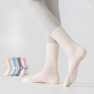 Chaussettes de sport écologiques OEM en coton, respirantes, personnalisables avec logo, pour entraînement, en gros, pour adultes - Product Image 1