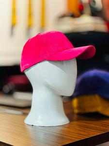 Gorra de Béisbol Rosa de 6 Paneles, Diseño Sólido, Lona, Ajustada, Unisex, Casual, para Exteriores, Primavera/Verano, Talla Adulto 58-60CM - Product Image 1