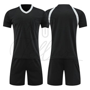 High Quality New Printed Football/Soccer Referee Uniforms for <b>Men</b> Quick-drying Customizable Wholesale Price - Product Image 2
