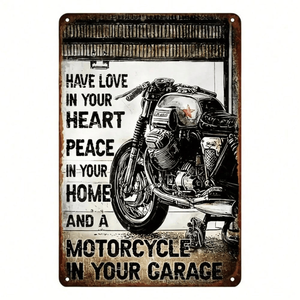 CIFbuy Plaque en aluminium vintage rustique 20,3x30,5 cm pour la maison, le garage, TikTok, pour le service de retrait Temu - Product Image 1