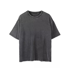 เสื้อยืดลายฟูลดีไซน์แบบฟอกสี ยอดนิยม ขายส่งจำนวนมาก MOQ ต่ำ คุณภาพดีที่สุด เสื้อยืดฟอกสีสำหรับผู้ชาย - Product Image 1