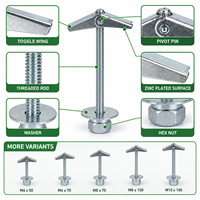 Support de fixation à ressort pour tige filetée, avec écrou et rondelle, pour suspension de systèmes CVC et MEP, fixation murale ou plafond, OEM