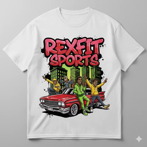 T-shirt pour homme en coton respirant écologique 300g, coupe classique, col rond, épaules tombantes, impression numérique personnalisée avec logo, style streetwear - Product Image 6
