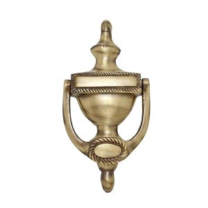 Timbre de Puerta Redondo de Latón para Puerta Principal, Acabado Antiguo Resistente, Timbre de Puerta de Entrada Elegante, Herraje para Puerta Principal - Product Image 6