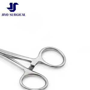 Pince à serviette Lorna Edna non perforante, 5 1/4 pouces, poignée annulaire, acier inoxydable, instrument chirurgical certifié CE ISO - Product Image 3