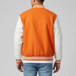 Men's New Fashion Unisex College Letterman Varsity Jacket Custom Design Leather Varsity Jacket for Casual Wear - Product Image 3