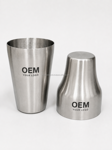 Coctelera Boston de Acero Inoxidable de 750 ml, Grado Alimenticio, Resistente a los Arañazos, Utensilios de Barra Metálicos para Bartenders - Product Image 3