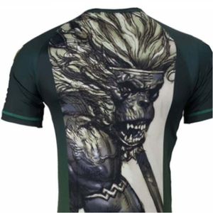 เสื้อรัดกล้ามเนื้อ MMA คุณภาพสูง UPF50+ แห้งเร็ว เป็นมิตรกับสิ่งแวดล้อม สำหรับผู้ชาย ขายส่ง ชุดออกกำลังกาย BJJ ระบายอากาศได้ดี ยี่ห้อ Fortleo - Product Image 5