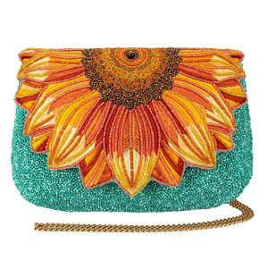 New Design <b>Seed</b> Beaded <b>Storage</b> Bag Handbag Handmade Designer Women's Shoulder Purse Boutique Party Wedding Fashion Accessory - Product Image 6