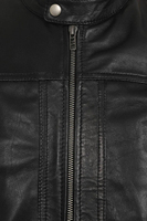Veste en cuir de qualité supérieure pour homme avec col montant, tissu en toile respirant et à séchage rapide, nouvelle arrivée