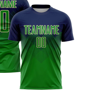 Maillot de football personnalisé pour homme, maillot de foot à manches courtes, léger, respirant, écologique, séchage rapide, 100% coton, vêtements de sport - Product Image 3