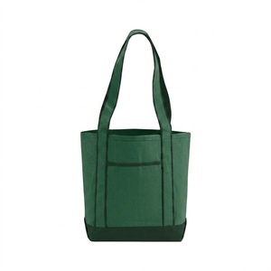 Bolsa de almuerzo ecológica de tela reciclada para llevar comidas diarias, para la escuela, el trabajo, viajes y uso al aire libre, con material suave y fácil agarre. - Product Image 1