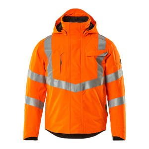 Wholesale Hi Viz Class 1 Waterproof Breathable Microfiber CE Certified Safety Vest & Jacket Customized - Product Image 3