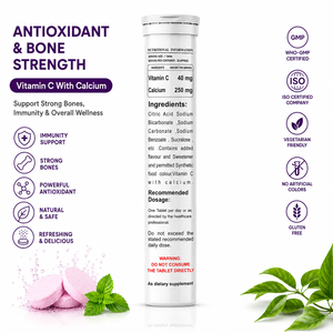 Immunity Enhancing Antioxidant Effervescent Tablet 01 Dietary <b>Supplement</b> for OEM Private Label Supply - Product Image 2