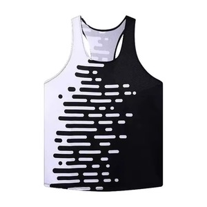 OEM Men's <b>Back</b> Tank <b>Top</b> <b>Low</b> Price Custom Print Cotton Gym Fitness Single Workout Bodybuilding Men's Tank <b>Top</b> - Product Image 1