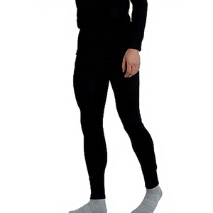 Conjunto de Ropa Interior Térmica para Hombre, Estilo Long John, Grueso, de Manga Larga, Capa Base de Invierno, Parte Superior e Inferior, 1 Pieza, Antibacteriano - Product Image 6