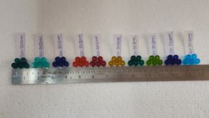 Bulk Wholesale Faceted Glass <b>Beads</b> Fire Polished Asscher Cut Rondelle Pink Blue Spacer <b>Loose</b> <b>Bead</b> for DIY Jewelry Making - Product Image 3