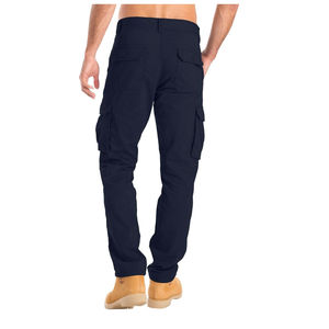 Pantalon cargo en toile décontracté et confortable, logo personnalisé, plusieurs poches, haute qualité, respirant, séchage rapide, pantalon de travail pour homme, extensible - Product Image 3