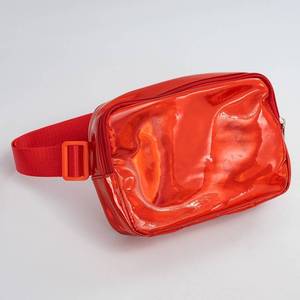 Bolso de Cintura Personalizado de Moda, PU con Brillantina, Poliéster, Diseño Floral, Unisex, Ecológico, Impermeable, Holográfico, Bandolera, para Correr - Product Image 4
