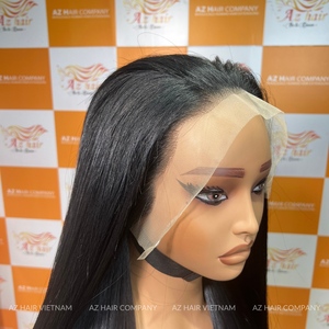 Perruque de cheveux humains transparente HD pleine dentelle perruque de cheveux humains droite 360 perruques de dentelle cheveux humains dentelle frontale pour les femmes noires - Product Image 3