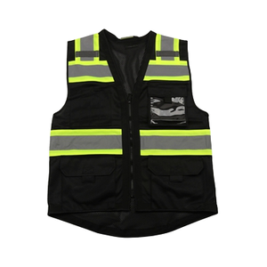 Venta Directa de Fábrica, Chaleco de Seguridad Reflectante de Alta Visibilidad ANSI Clase 1, Color Naranja, con Logotipo Personalizado y Cierre Frontal Exclusivo - Product Image 2