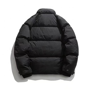 Venta al por mayor de estilo de la calle Parka de los hombres abajo abrigo chaquetas cálidas brillante logotipo personalizado de invierno al aire libre de los hombres de la burbuja chaqueta acolchada - Product Image 2