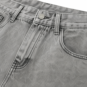 กางเกงยีนส์ขาสั้นผู้ชายแบบสั่งทำพิเศษ ล้างสีสไตล์ไฮสตรีท เป็นมิตรกับสิ่งแวดล้อม แห้งเร็ว ความยาวระดับเข่า ดีไซน์แบบปะติดปะต่อ รับผลิตแบบ OEM ODM - Product Image 6