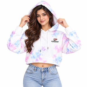Sudadera cómoda de forro polar premium con capucha corta para mujer, material suave para un uso diario informal y relajado, sudaderas cortas con capucha para mujer. - Product Image 3