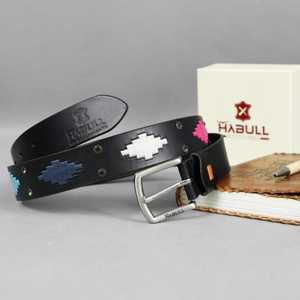 Cinturón de Cuero Argentino para Polo, Accesorios de Moda, Cinturón de Equitación en Cuero para Hombre con Hebilla de Acero - Product Image 5
