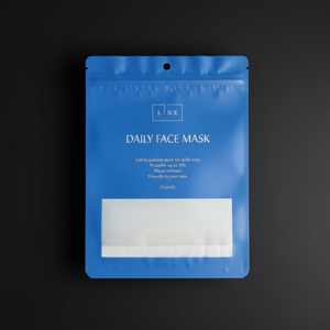 Mask Bag Made from <b>Laminated</b> <b>Film</b> for Hygienic Storage and Distribution with Secure Sealing and Clear Product Visibility - Product Image 2